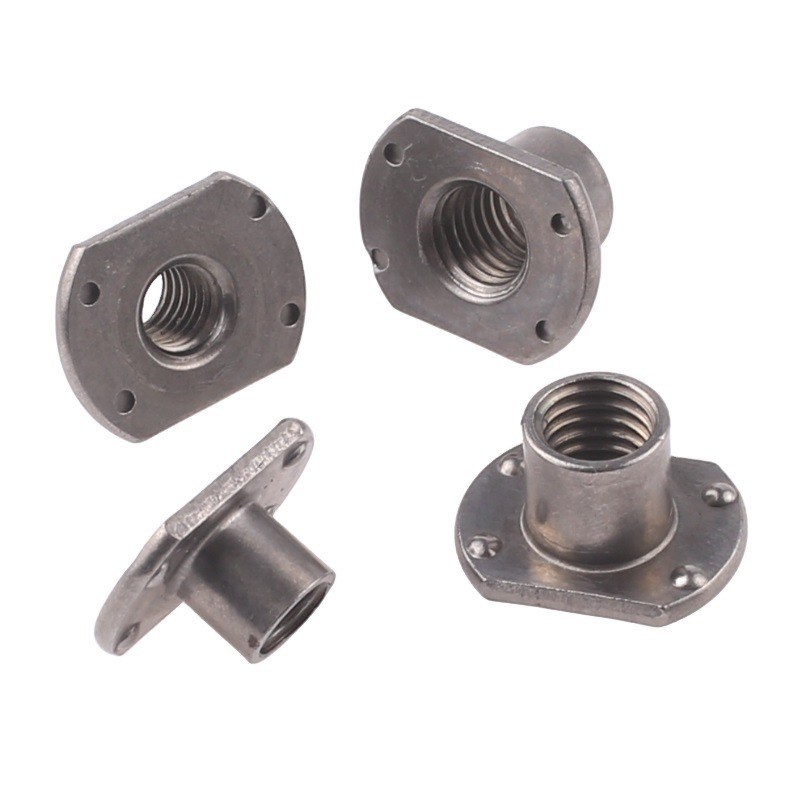 Метрическая система измерений T-образный сварный гайка M6 M8 M10 8mm 10mm 12mm 14mm 16mm 20mm 25mm 30mm 35mm 40mm 50mm Длина болты