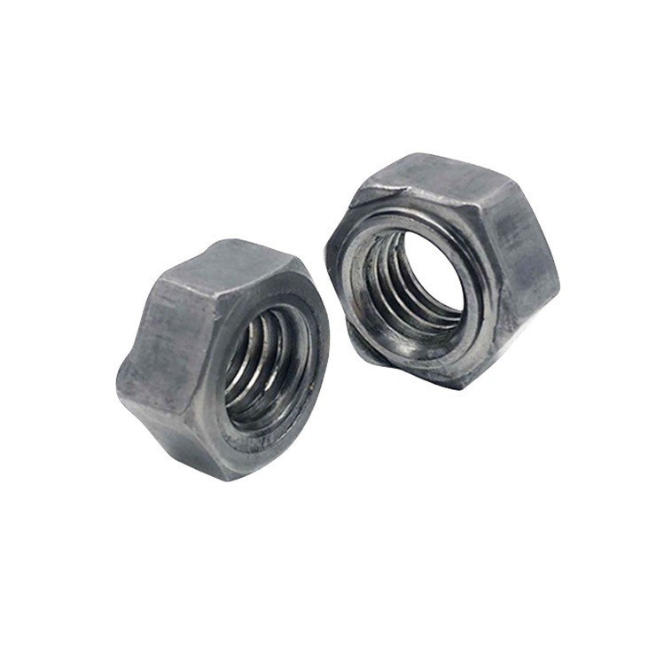 Никелевая отделка DIN929 Hex Weld Nuts M3-M16 для тяжелой промышленности из нержавеющей стали 304/316 GB Standard Alloy Steel