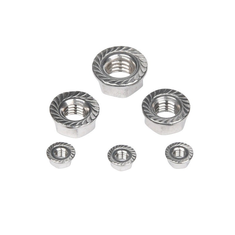 Цинковая облицовка JIS стандартная нержавеющая сталь шестеренная головка фланца гайка DIN6923 с имперской системой измерений